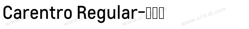 Carentro Regular字体转换